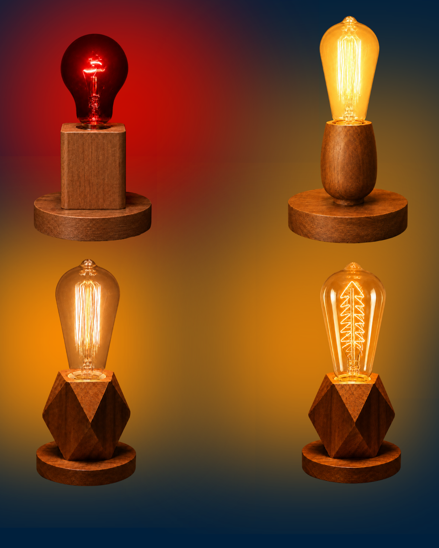 Variety Lamps - Wooden Edition