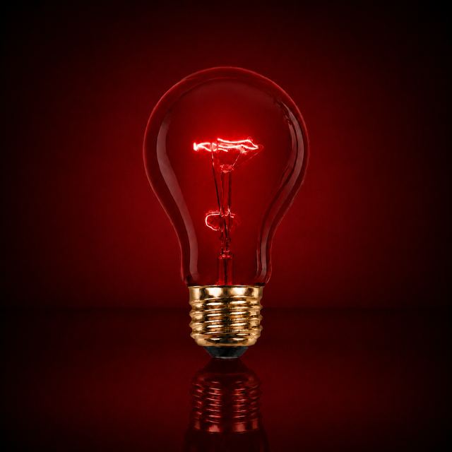Nighttime Red Bulb