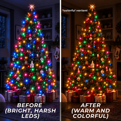 Strainless Incandescent Christmas Lights